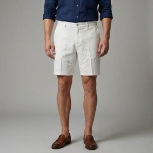 Tommy Bahama Silk Shorts Mens Size 35 Cream Casual‎ Old Money